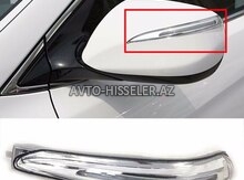 Hyundai Santa Fe 2012-2015 güzgü işığı və şüşəsi (Pavarotnik)